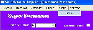 Manual de programa sistema da software para casas de emepeño y prestamos personales