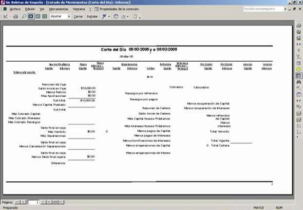 Manual de sistema de casas de empeño y prestamos personales